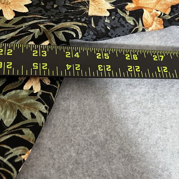 Norma Walters Dress Blouson 100% Silk Floral Multicolor Pleated Flapper Size 12 - Picture 10 of 11